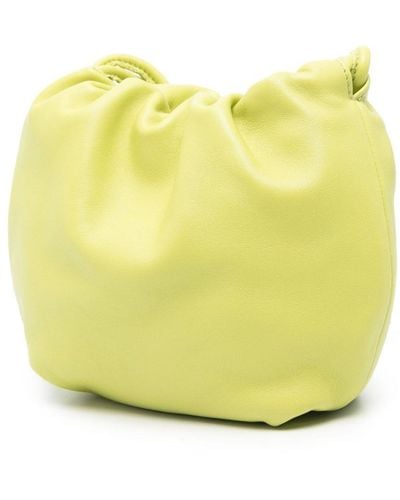 Loewe-Paulas Ibiza Flamenco Leather Clutch Bag - Yellow