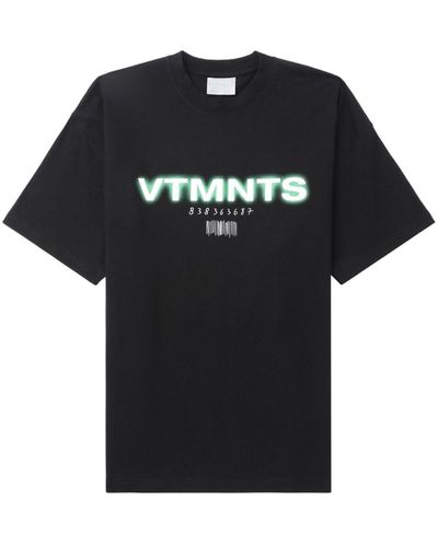 VTMNTS Printed T-Shirt - Black