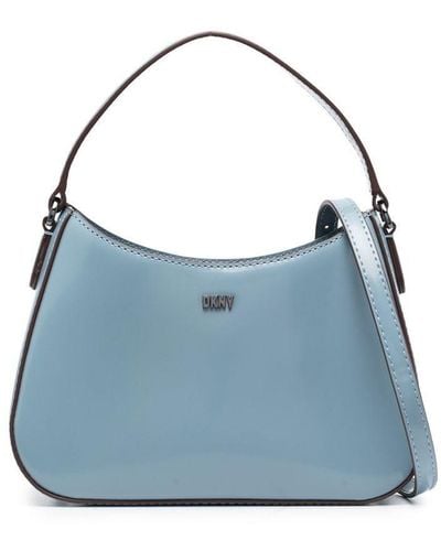 DKNY Ellie Leather Crossbody Bag - Blue