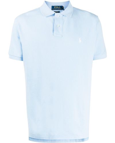 Polo Ralph Lauren Polo With Embroidered Logo - Blue