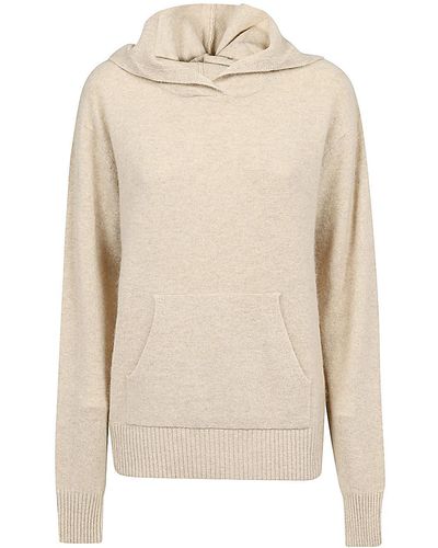 Majestic Knitted Hoodie - Natural
