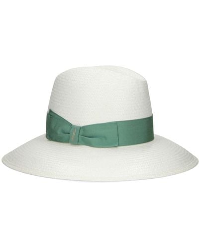 Borsalino Claudette Panama Straw Hat - Green