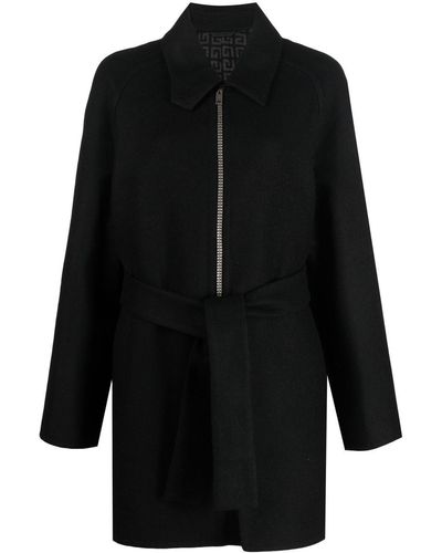 Givenchy Double-face Wool Coat - Black