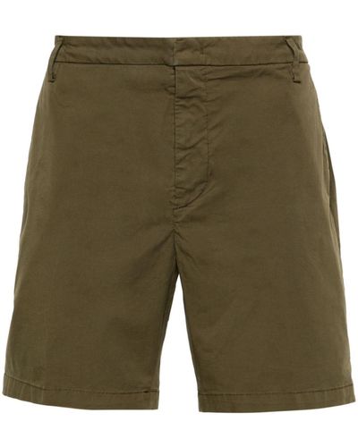 Dondup Buttoned Chino Shorts - Green