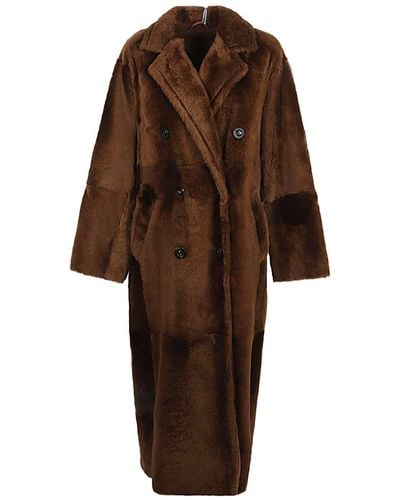 Max Mara Oversized Coat - Brown