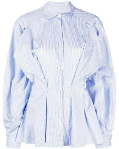 Palmer//Harding Camicia in cotone a righe - Blu