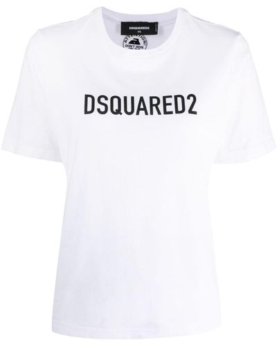 DSquared² T-shirt con stampa - Bianco