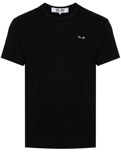 COMME DES GARÇONS PLAY Logo Cotton T-shirt - Black