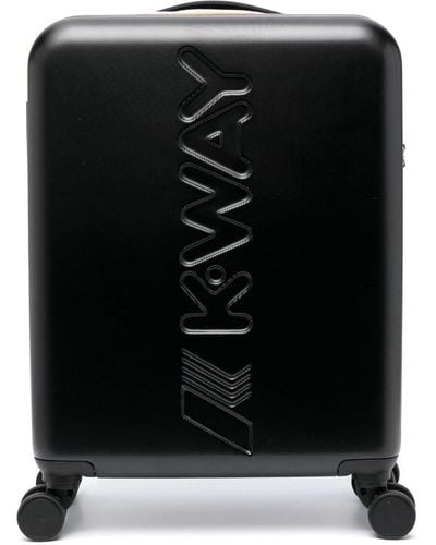 K-Way Trolley With Logo - Black