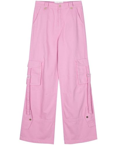 Blugirl Blumarine Pants With Logo - Pink