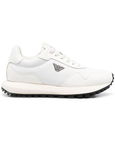 Emporio Armani Logo Low-top Sneakers - White
