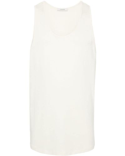 Lemaire Cotton Tank Top - White