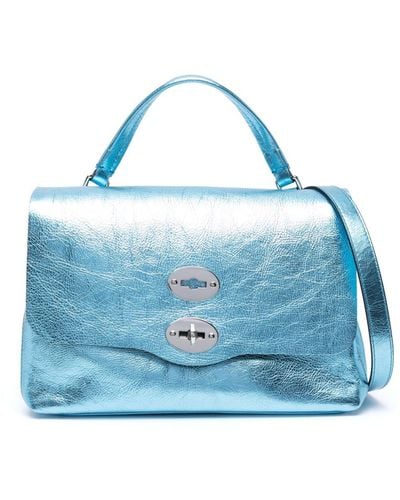 Zanellato Small Postina Cortina Tote Bag - Blue