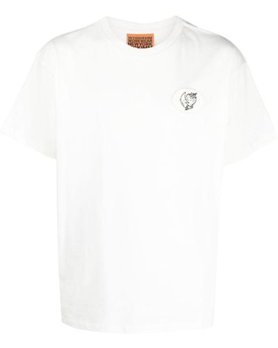 Sky High Farm T-shirt Con Logo - Bianco