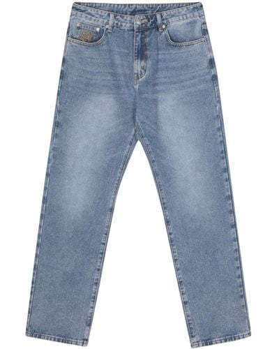 BBCICECREAM Jeans In Denim A Gamba Dritta - Blu