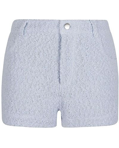 IRO Daphna Cotton Blend Shorts - Blue