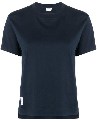 Thom Browne Cotton T-shirt - Blue