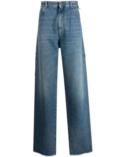 DARKPARK High-waist Straight-leg Jeans - Blue