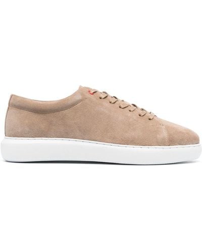 Peuterey Low-top Suede Trainers - Natural