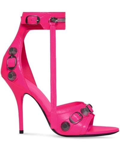 Balenciaga Cagole 110mm Stiletto Sandals - Pink