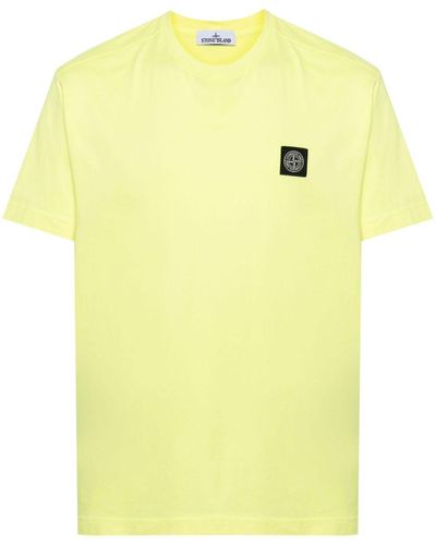 Stone Island Cotton T-shirt - Yellow