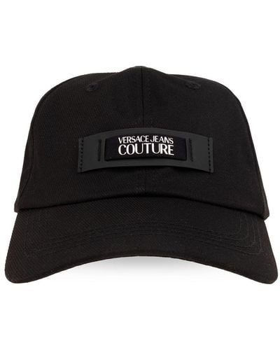 Versace Jeans Couture Hat With Logo - Black