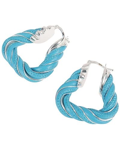 Bottega Veneta Twist Earrings - Blue