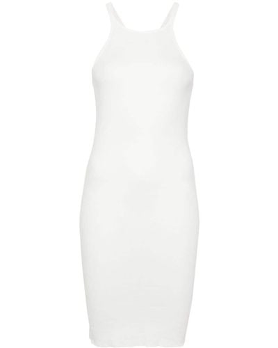 Rick Owens Cotton Tank Dress - White