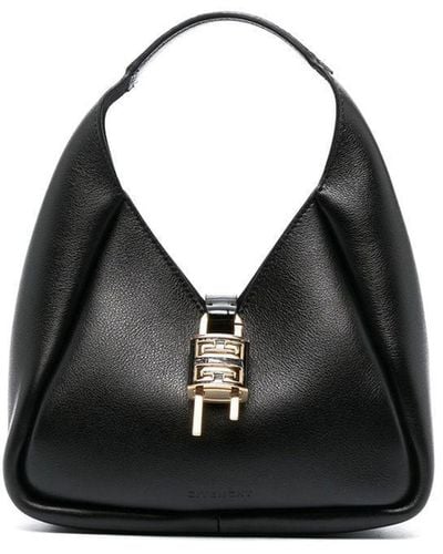 Givenchy G-hobo Mini Leather Shoulder Bag - Black