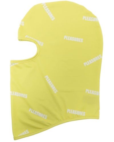 Pleasures Logo-print Stretch Balaclava - Yellow