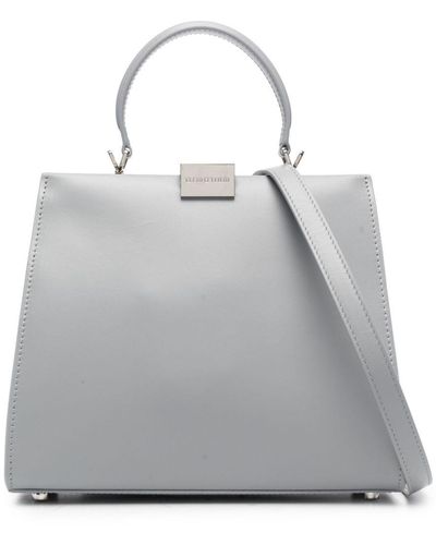 ARMARIUM Anna Small Leather Handbag - Gray