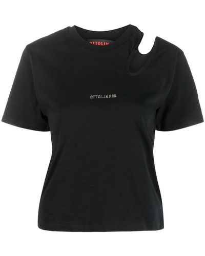 OTTOLINGER T-shirt con dettaglio cut-out - Nero