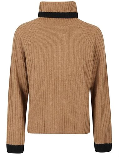 Be You Cashmere Turtleneck Sweater - Brown