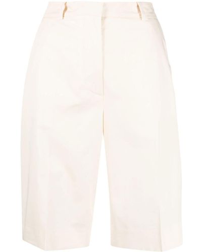 Calvin Klein Tailored Cotton Shorts - White