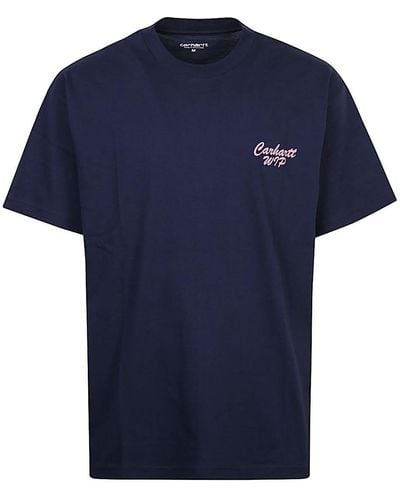 Carhartt Friendship Organic Cotton T-shirt - Blue