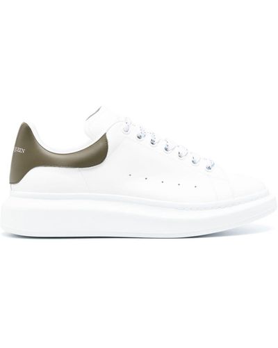 Alexander McQueen Oversized Sneakers In And Grey - White