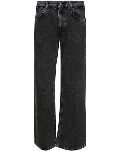 AMISH Jeans With Logo - Black