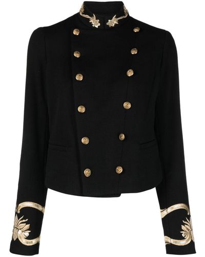 Polo Ralph Lauren Double-breasted Military Jacket - Black