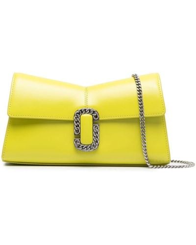 Marc Jacobs Leather Clutch - Yellow