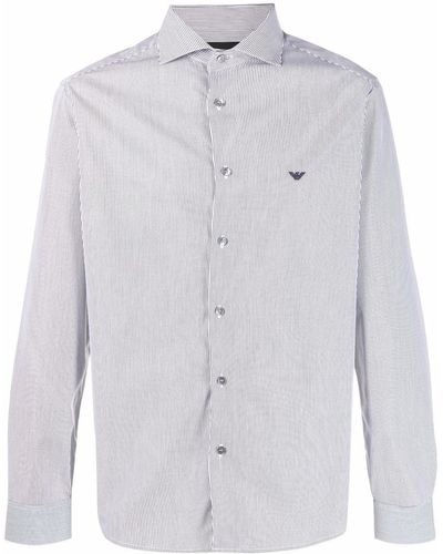 Emporio Armani Shirts Grey - Multicolour
