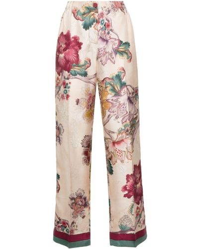 F.R.S For Restless Sleepers Etere Silk Pants - Pink