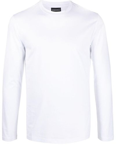 Emporio Armani T-shirt a maniche lunghe - Bianco
