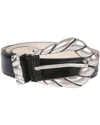 IRO Embella Leather Belt - Black