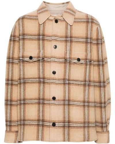Isabel Marant Shirt With Checked Pattern - Natural