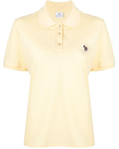 PS by Paul Smith Zebra Logo Polo Shirt - Yellow