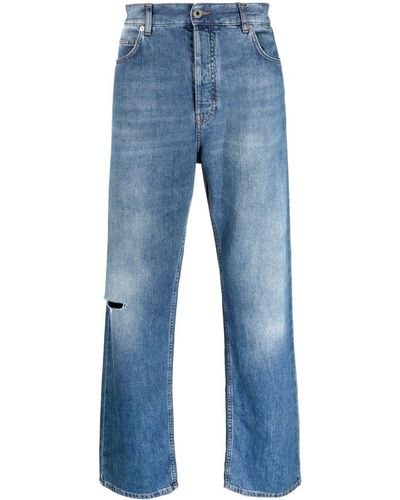 Loewe Jeans With Logo - Blue