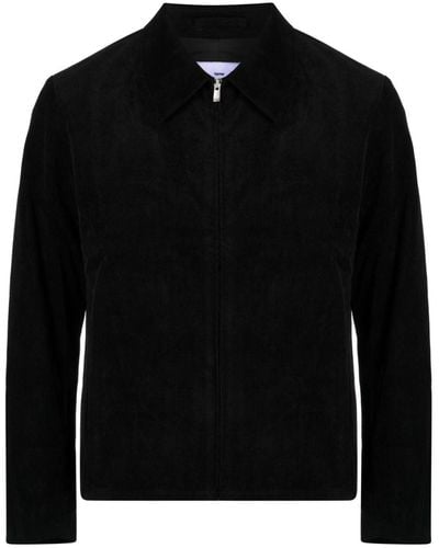 Post Archive Faction PAF Corduroy cotton zip-up jacket - Nero
