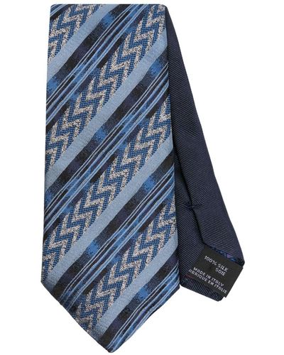 Missoni Logo Necktie - Blue