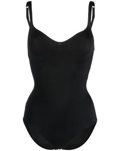 Wolford L4318 Black Pure Bodysuit Women's Size XS