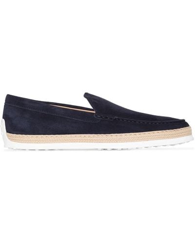 Tod's Espadrille Loafers - Blue